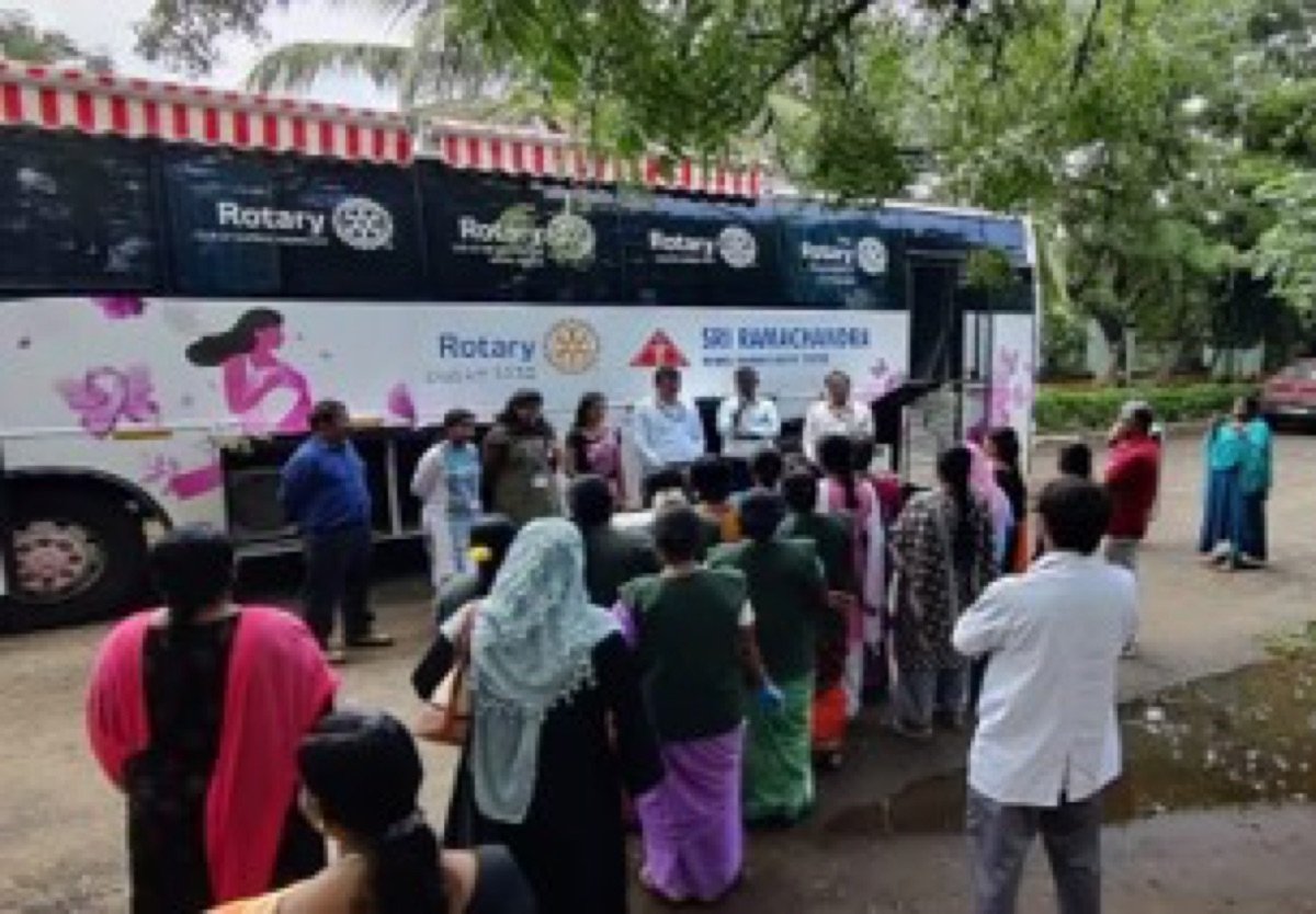 Cancer Screening Camp at NIEPMD, Ranipet